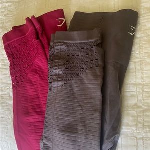 2 Gymshark Energy+Seamless leggings